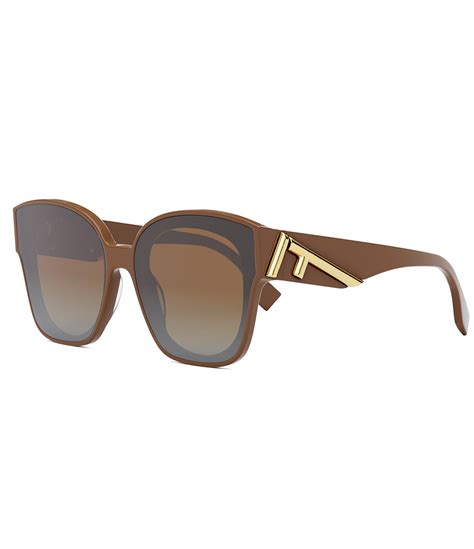 Fendi 'Fendi First 63mm Square Sunglasses 